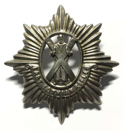 East Lothian Rifles Victorian Scottish glengarry badge.