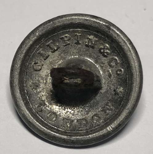 2nd West York Militia pewter open back coatee button by Gilpin & Co