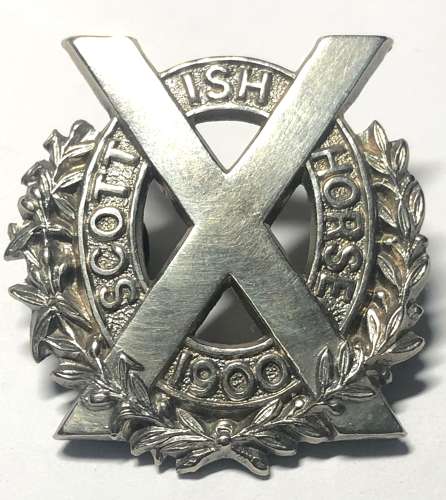 Scottish Horse Imperial Yeomanry cap badge,