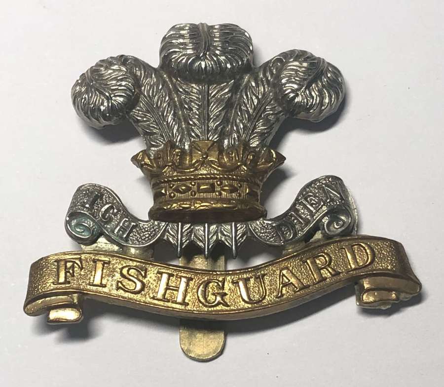 Welsh. Pembroke Yeomanry post war cap badge by Firmin, London