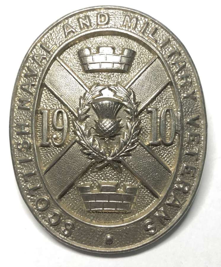 Scottish Naval and Military Veterans glengarry / head-dress badge