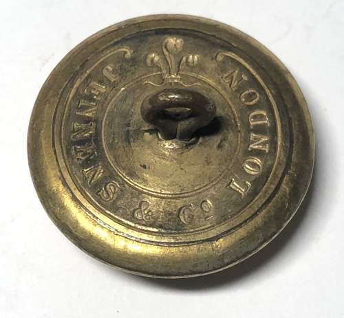 1st West Indies Regiment Victorian Officer's gilt tunic button
