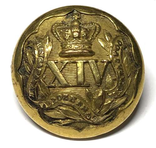 14th Regiment Bengal Natve Infantry Officer's button c. 1846-57