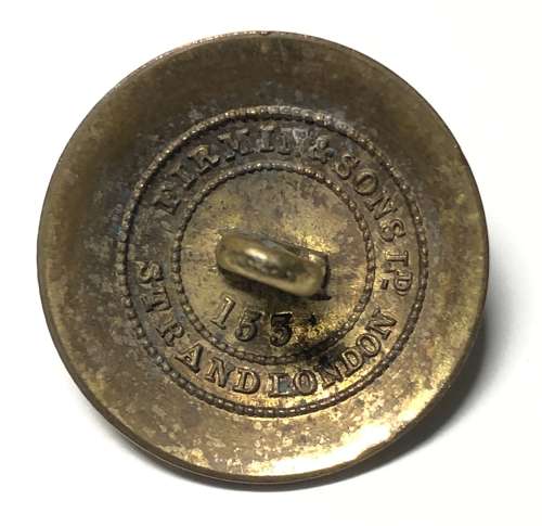 Gordon Highlanders Victorian Mess Waiter’s gilt button