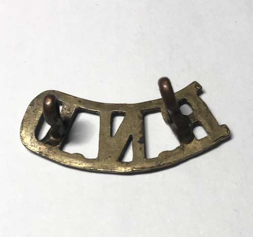 RND Royal Naval Division WW1 curved shoulder title