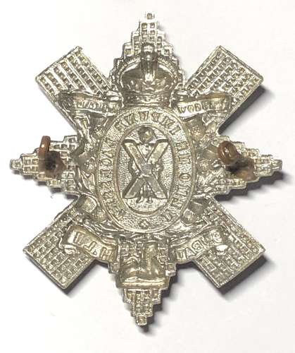 9th Bn. HLI (Glasgow Highlanders) Scottish glengarry badge c. 1908-39