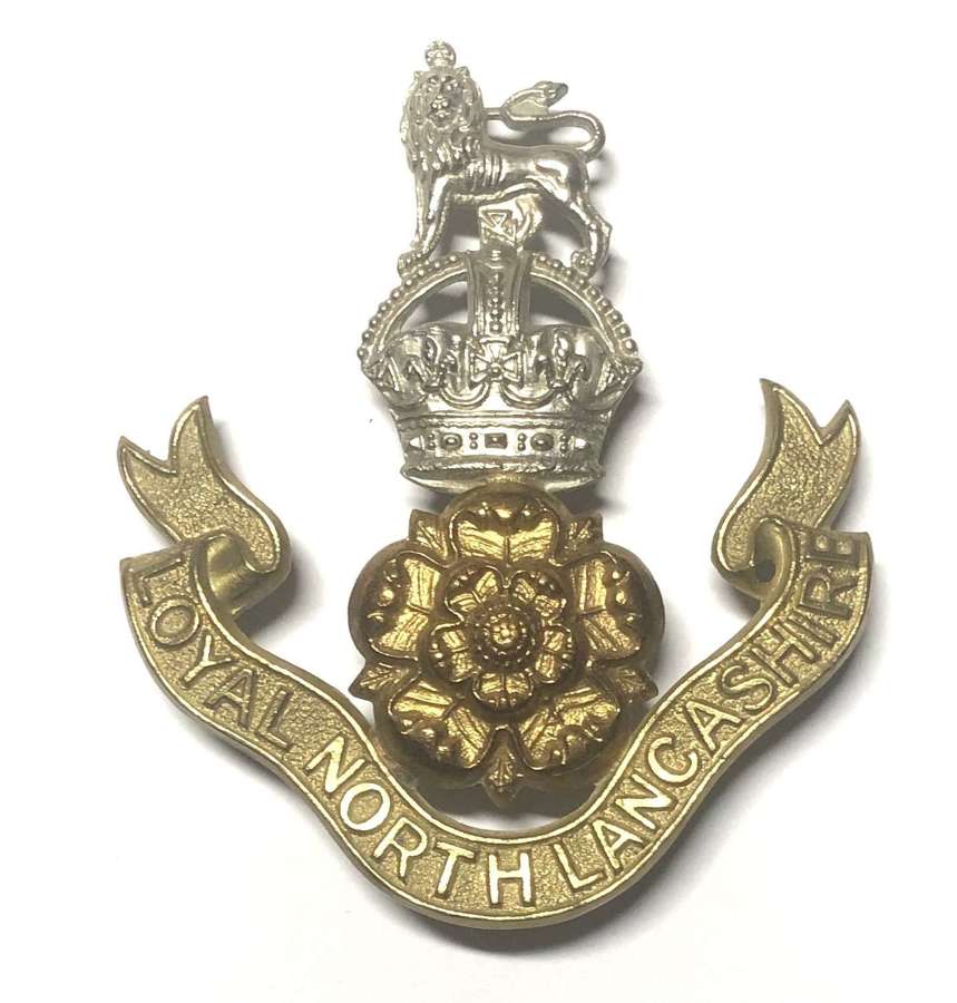 Loyal North Lancashire Regiment musician&rsquo;s band pouch badge c.1902-22