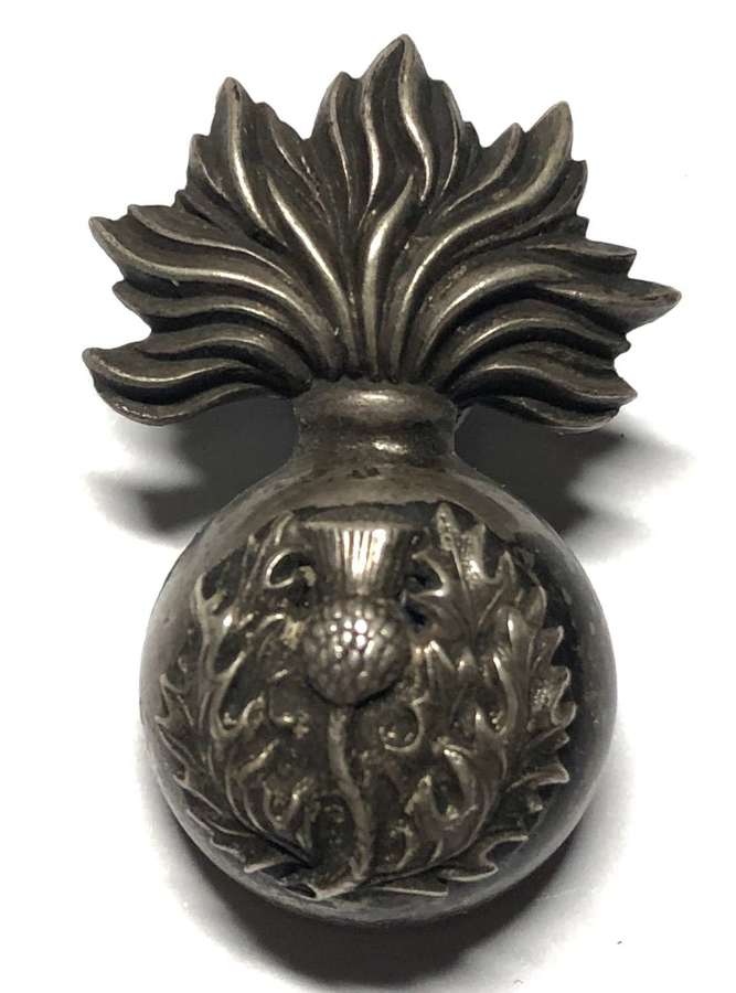 Royal Scots Fusiliers VB Officer field service cap badge c. 1896-1908.