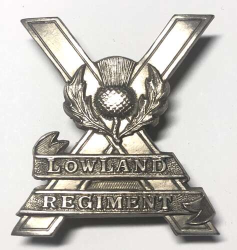 Lowland Regiment WW2 Scottish glengarry badge c. 1942-43.