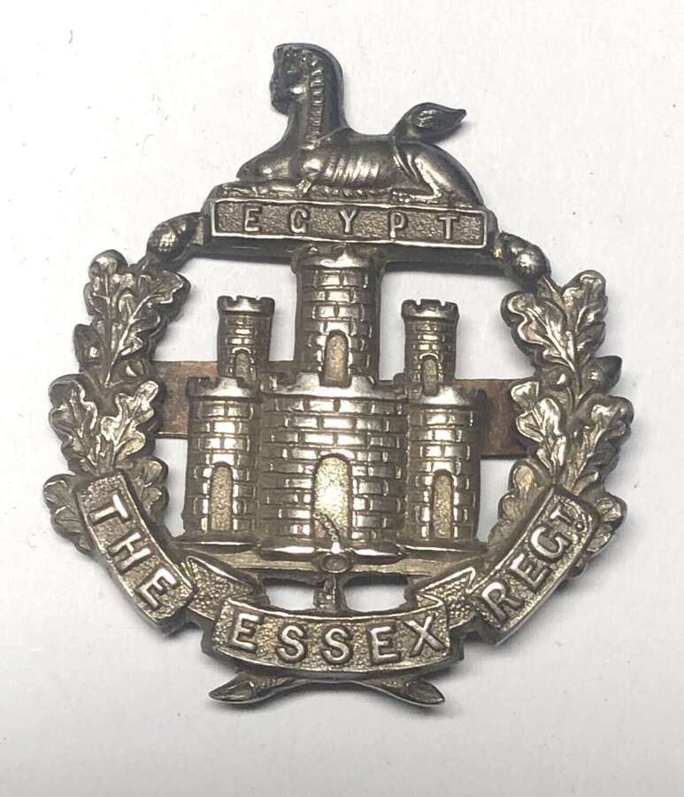 Essex Regiment post 1902 Officer's cap badge.