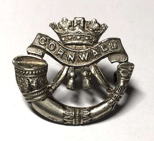 Duke of Cornwall's Light Infantry Officer's beret bage