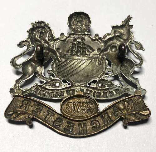 2nd VB Manchester Regiment cap badge c. 1896-1908