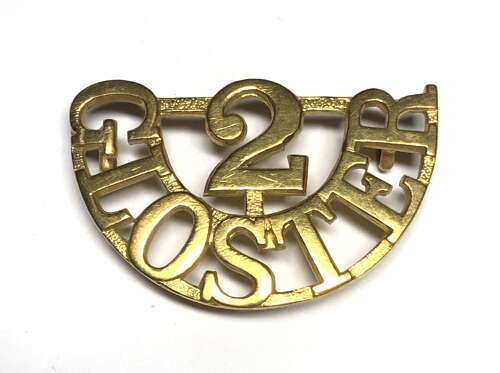 2 / GLOSTER 2nd Bn. Gloucestershire Regiment shoulder title c.1883-1905