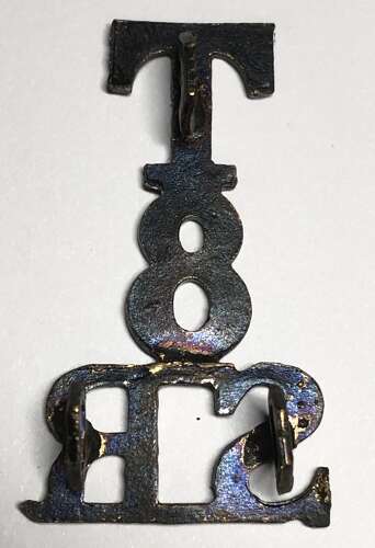 T 8 SR Cameronians Scottish Rifles shoulder title c. 1908-21