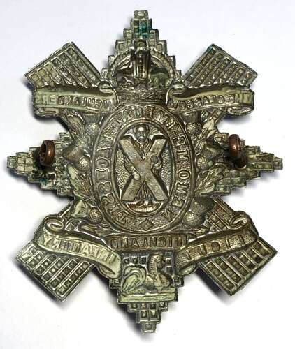 Glasgow Highlanders, HLI WW2 glengarry badge