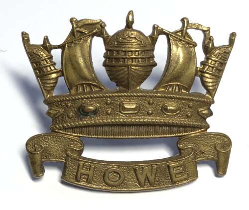 Howe Battalion Royal Naval Division RND cap badge c. 1916-18 by Gaunt