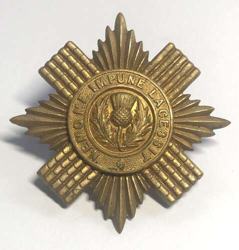 Scots Guards Edwardian Brodrick cap badge c. 1902-05.