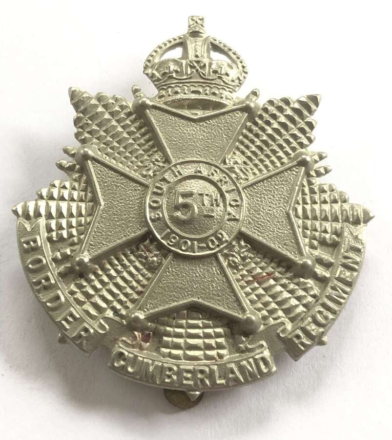 5th (Cumberland) Bn. Border Regiment post 1908 cap badge