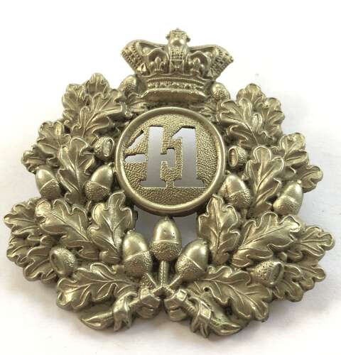 41st (Warwickshire) Rifle Volunteers Victorian kepi badge