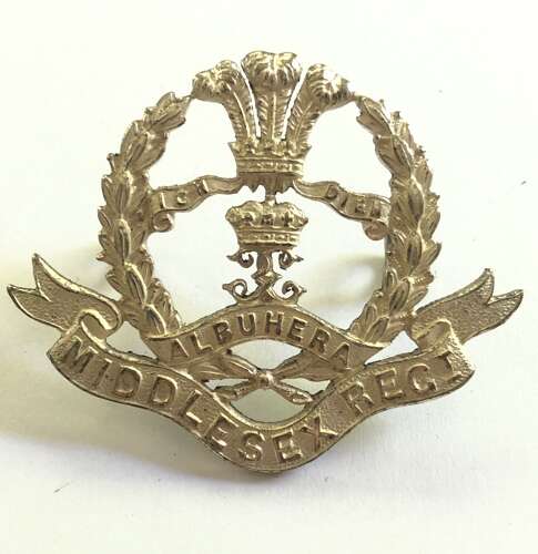 DCO Middlesex Regiment WW2 Officer's cap badge.
