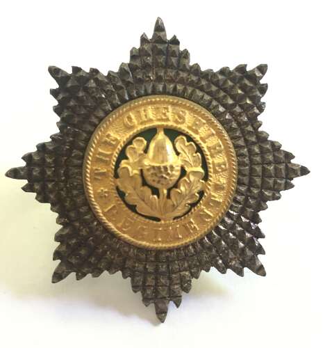 Cheshire Regiment Officer's silver cap badge by Gaunt.