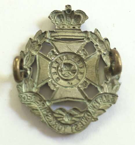 3rd VB West Yorkshire Regiment (Leeds Rifles) Victorian Field Service cap badge