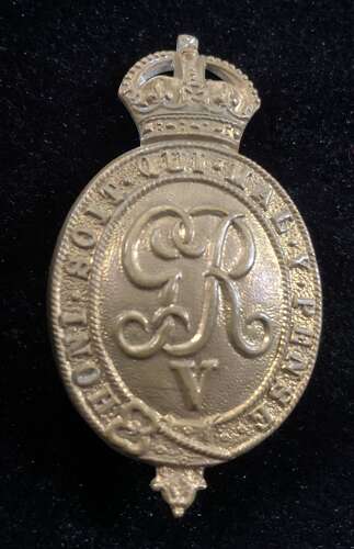 Household Battalion WW1 cap badge c. 1916.