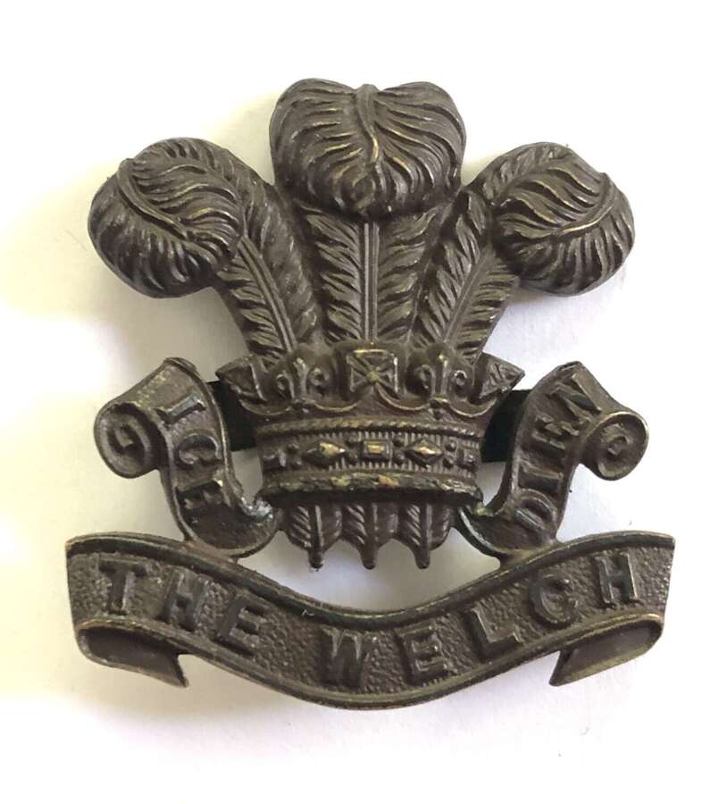 The Welch Regiment WW2 OSD cap badge by Firmin, London.