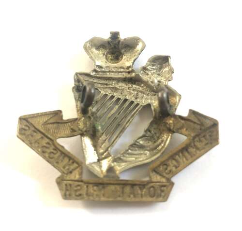 8th King's Royal Irish Hussars Victorian cap badge c. 1896-1901