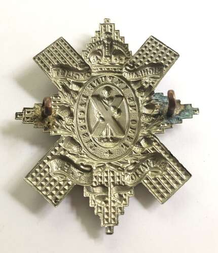 4th, 5th, 6th & 7th Bns. Black Watch (Royal Highlanders) glengarry badge c. 1908-15
