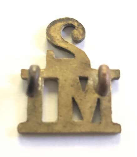 2nd Mounted Infantry Boer War brass slouch hat badge